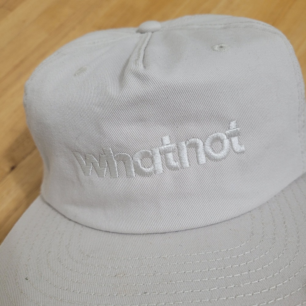AS‎ Colour Whatnot Five Panel Hat Light Grey Cotton Adjustable Strapback Cap